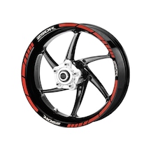 Deeb Cbr 250 Jant Şeridi Kırmızı Beyaz Model X N11.73996