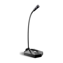 Xindoker Siyah Usb Ve 3.5mm Girişli Metal Mikrofon, Geniş Frekans Aralığı, Taşınabilir Tasarım