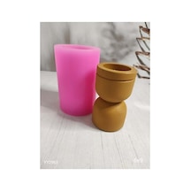 Yy2963 Mumluk Tepesi Çizgili 9cm Silikon Kalıp