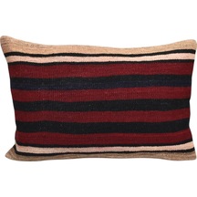 Zehra Abla Halı Yeni El Dokuma Dekoratif Kilim Kırlent Yastık Kılıfı 6678 Çok Renkli