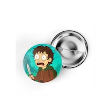 Frodo Baggins - 44 Mm İğneli Çanta Rozeti - 5 Adet Diğer