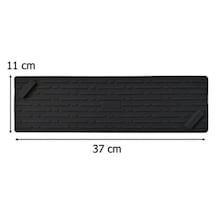 Siyah Uzun Gider Kapağı Silikon Mat Koku Önleyici Ve Haşere Engelleyici Gider Koruyucu 4801 Diğer