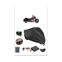 Siyah Bmw R 18 Arka Çanta Kilit Uyumlu Su Geçirmez Branda Motosiklet