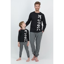 Rolypoly 2539 Garson The Future Siyah Erkek Çocuk Pijama Takımı