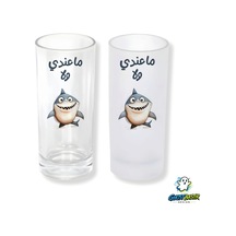Köpek Balığı Buzlu / Buzsuz Seçenekli Rakı Bardağı 1 Adet Şık Sunum Bardağı 0286