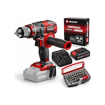 Einhell Tp- Cd 18/80 Li I Bl Akülü Solo Darbeli Matkap +1x 2.5 Ah Starter Kit Akü + Kwb 32 Parça Bits Uç