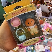 Sylvanian Families Toy Poodle Baby Figür Şapka Ve Çanta Seti Koleksiyon Oyuncak Sylvanian Families