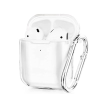 Muratech Newface Apple Uyumlu AirPods 2 2.nesil Hang Kılıf - Şeffaf
