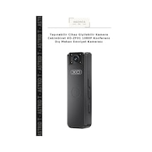 Taşınabilir Cihaz Giyilebilir Kamera Cekimbiret Xo-zf01 1080p Konferans Dış Mekan Emniyet Kamerası