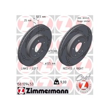 Zımmermann Fren Dıskı On Bmw E46 E85 E86 Cızgılı 150.1294.53 34116864047