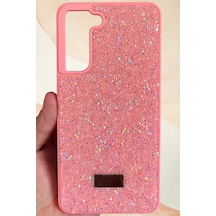 Samsung Galaxy S21 Fe Yıldız Tozu Premium Pembe Silikon Kılıf