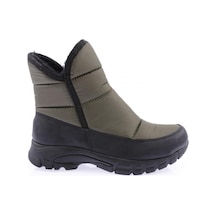 Dgn 1052 Kadin Kürklü Fermuarli Bot 1052-2113-R0641 Haki