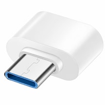 4311b Type C Usb 3.1 To Usb 3.0 Beyaz Şarj Data Çevirici Dönüştürücü Adaptör