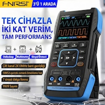 Fnırsı 2c23t 3'ü 1 Arada Çift Kanallı Tablet Osiloskop Multimetre Fonksiyon Jeneratörü