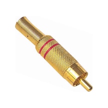 Powermaster Pm-1290 Tos Rca Fiş Metal Gold Erkek Konnektör