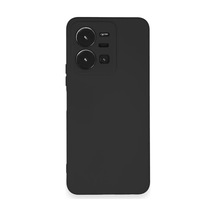 Vivo Y35 Kılıf Nano İçi Kadife Silikon - Siyah 0.2M-Çok Renkli