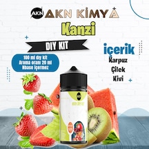 Twelve Monkey Kanzi Dıy Kit Karpuz Çilek Kivi Gıda Aroması %20 Oranda Aroma İçerir Hazır Değildir 100 Ml