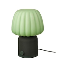 Ikea Kulglass Bluetooth Hoparlörlü Lamba, Koyu Yeşil, 38 Cm