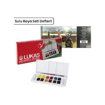 Lukas Sulu Boya Takımı Tablet 12 Renk Defterli