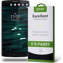 LG Uyumlu V10 Ekran Koruyucu Cam 5 Adet (535078856)