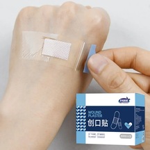 50/120 Adet Şeffaf Yapışkanlı Yara Alçı Su Geçirmez Tıbbi Anti-bakteri Bant Yardım Bandajları Ev Seyahat İlk Yardım Çantası Ordu Yeşil