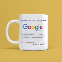 Kişiye Özel Google Dünyanın En İyi Abisi Tasarımlı Kupa Bardak MR
