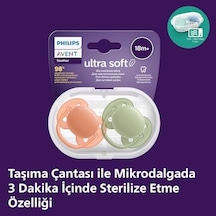 Ultra Soft Emzik 18+ Ay, 2&apos Li Unisex, Scf093/01 Açık Bej