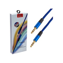 Sh Powermaster Pm-3778 3.5 Mm Erkek/erkek Lacivert Stereo Aux Kablo Najmaddin