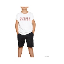 Altered Carbon 1 Beyaz Çocuk Tişört Siyah