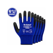 Vıolent Zebra Eldiven Mavi-siyah No:10 İş Eldiveni
