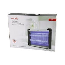 Asonic As-a28 Elektronik Sinek Öldürücü - 4w 2000v, 2 Adet Mavi Led Işık Tüplü, 30 M2 Etki Alanı