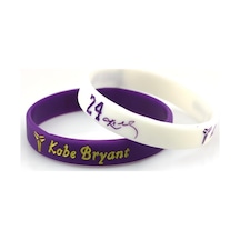 2li Mor Beyaz Kobe Bryant Basketbol Nba Bileklik Mor Beyaz Mor Beyaz