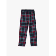 Koton Pamuklu Beli Lastikli Ekoseli Pijama Altı Lacivert Ekose 6wlk50054mw Lacivert