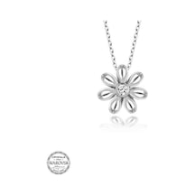 Swarovski Taşlı Gümüş Papatya Kadın Kolye (519304887)