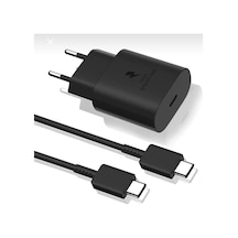 Samsung Tüm Modellere Uyumlu Süper Hızlı Şarj 25w Usb-c Şarj Seti