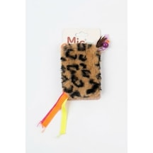 Peluş Kedi Oyuncağı Leopar Desenli