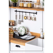 Ny Home Tezgah Üstü Bulaşık Kurutmalığı Siyah