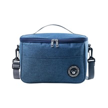 Lacivert Büyük Yalıtımlı Öğle Yemeği Çantası Yetişkin Çocuk Erkek Termal Serin Sıcak Gıda Saklama Kutusu M Lacivert