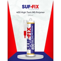 Suf-fix 400 Silikonize Akrilik Mastik 290 Ml Boyanabilir, Beyaz