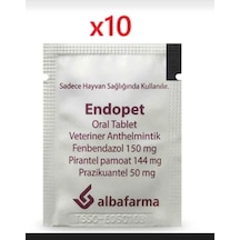 Albafarm Endopee Kedi Köpek İç Parazit 10'lu
