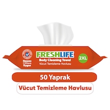 Freshlife Vücut Temizleme Havlusu 50 Yaprak
