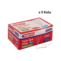 Bigpoint Toplu İğne 250 Gram X 3 Kutu