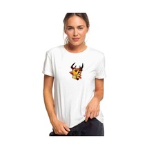 The Hunter Baskılı Beyaz Kadın Tshirt