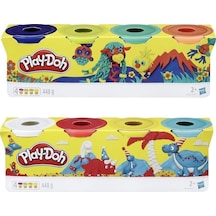 Play Doh Hamur 4'lü 2'li Set Çok  Renkli