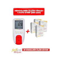 Fasttest Hblyzer Hemoglobin Ölçüm Cihazı ve 4 kutu strip