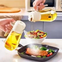 Çift Fonksiyonlu Sprey Yağdanlık 2'si 1 Arada Yağdanlık Beyaz Diğer