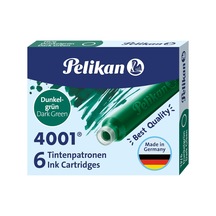 Kartuş Serisi Tp6x Dolmakalem Kartuşu, Yeşil Altın - Siyah