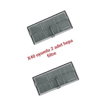 Dreame Uyumlu Uyumlue X40 Pro Ultra Uyumlu Yedek Hepa Filtre 2 Adet