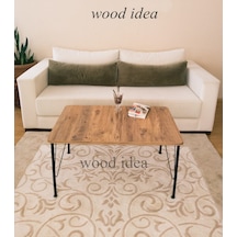 Wood Idea 60X90 Yükseklik 43Cm Metal Ayaklı Orta Sehpa Wood Idea 60X90 Yükseklik 43Cm Metal Ayaklı Orta Sehpa