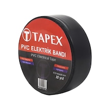 Tapex Elektrik Bantı Siyah 10 Adet
